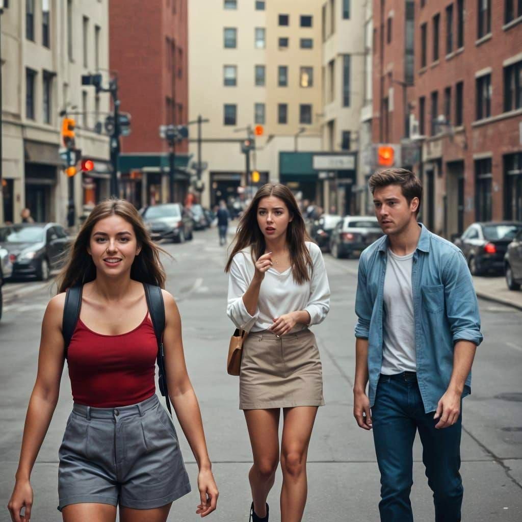 Famous Internet meme:Distracted Boyfriend - AI Generated Artwork ...