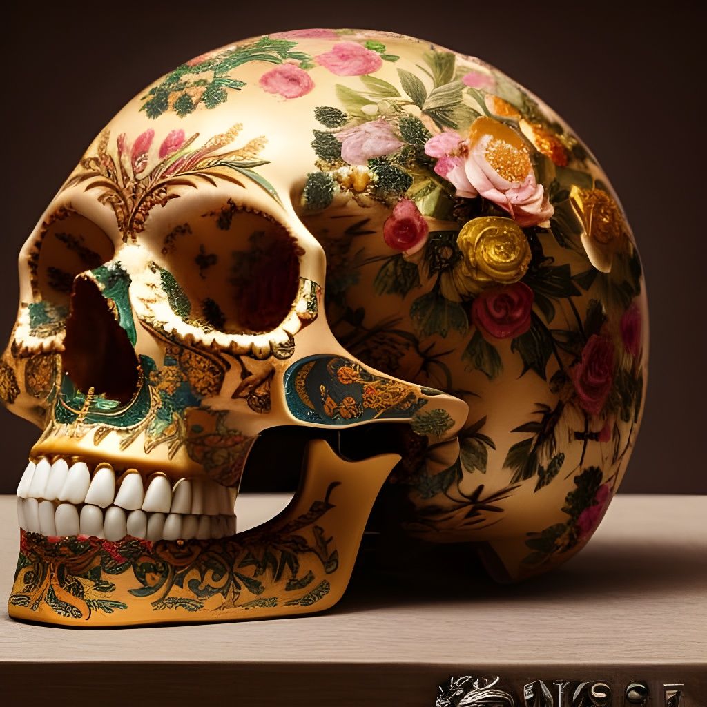 Flower patterns and Hollywood smile