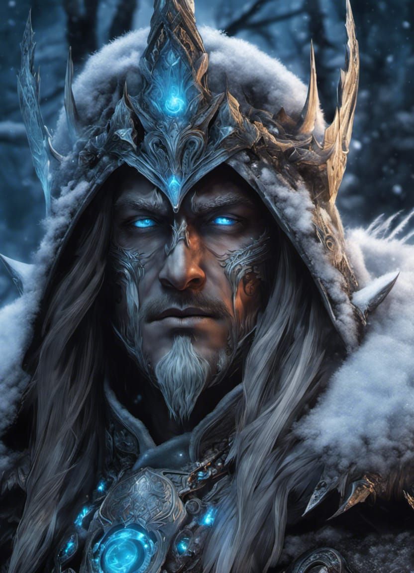 Lich King Arthas Menethil - AI Generated Artwork - NightCafe Creator