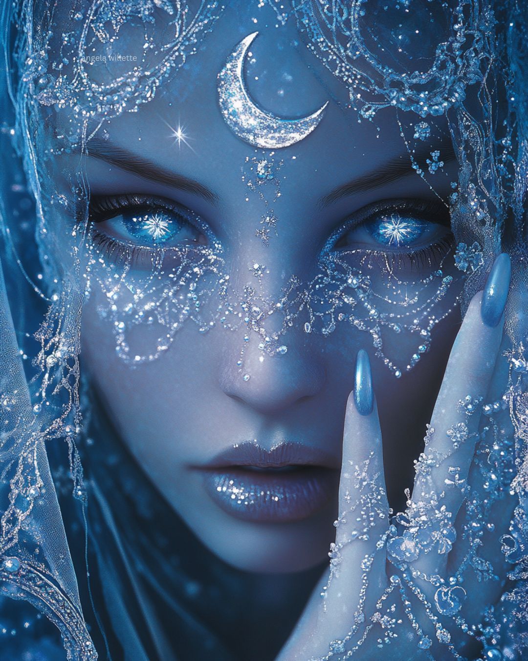 Whispered Secrets of the Moonlit Enchantress