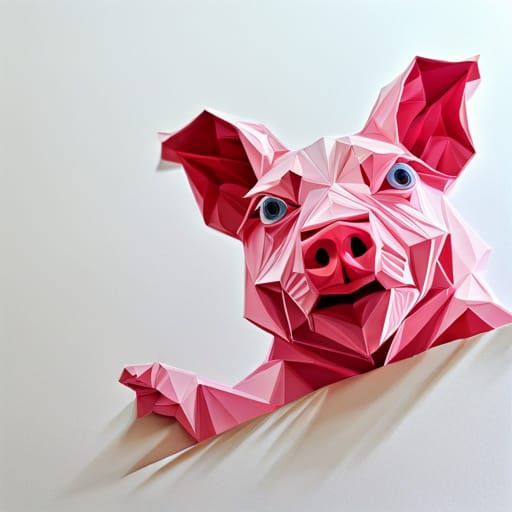 You woke up the paper pig