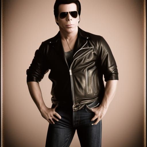 John Travolta as a greaser