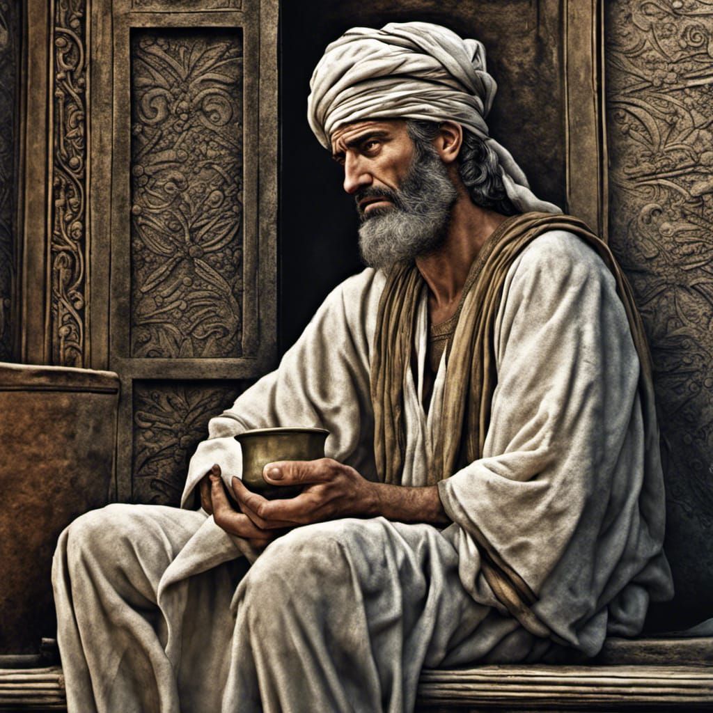 Nehemiah the cup bearer AI Generated Artwork NightCafe Creator