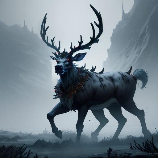 The Ghostly Reindeer