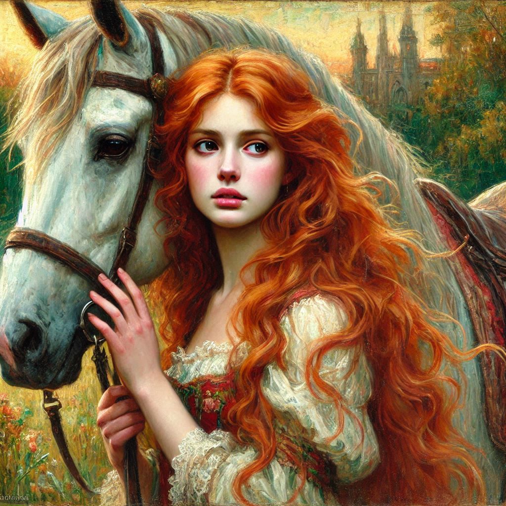 The Lady and Her White Horse