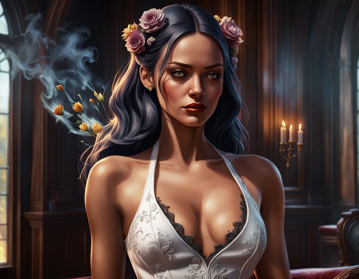 A beautiful woman