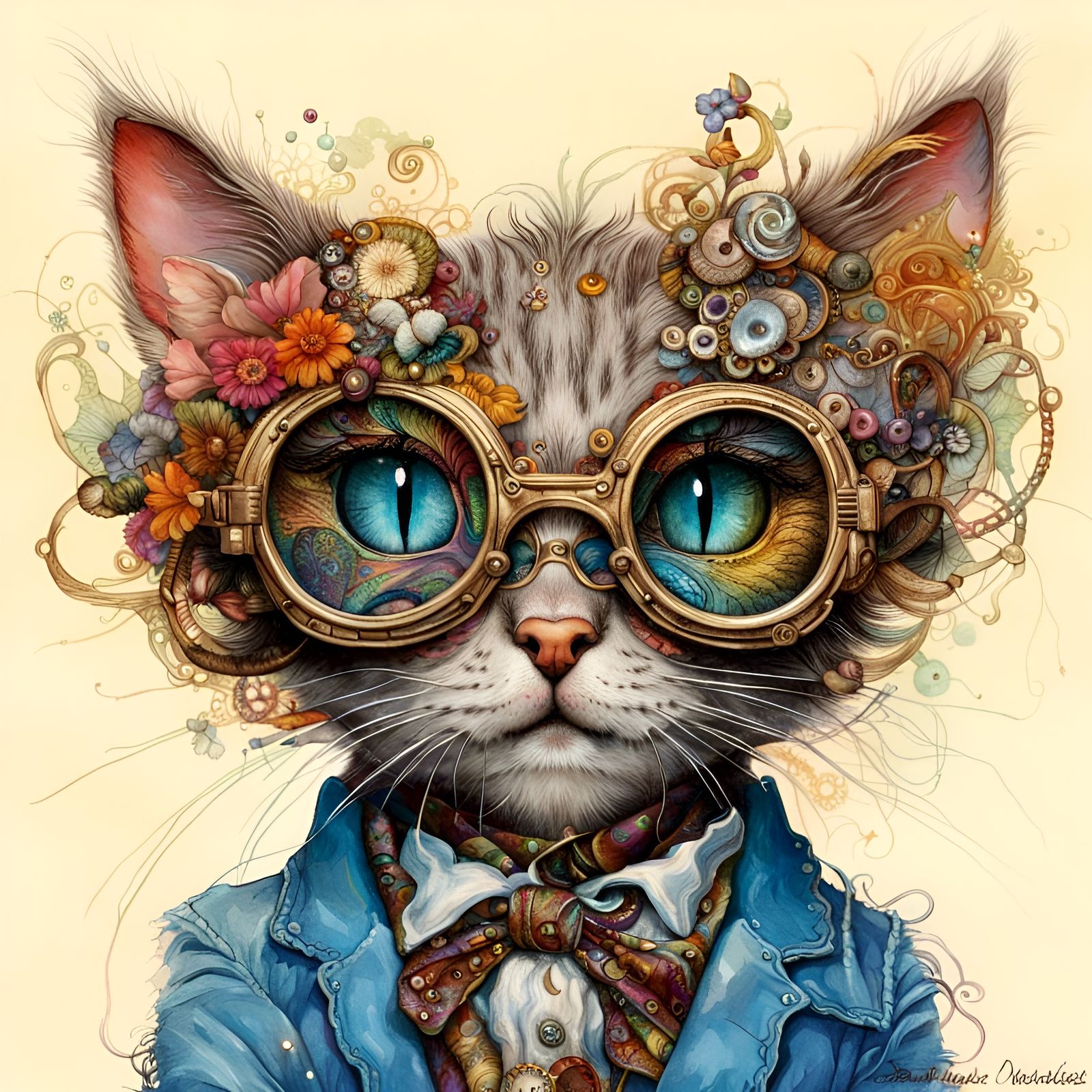 Look at the cat's looks   by @S Ibrahim