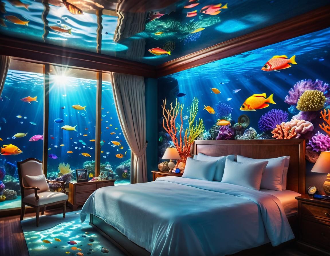 Underwater bedroom