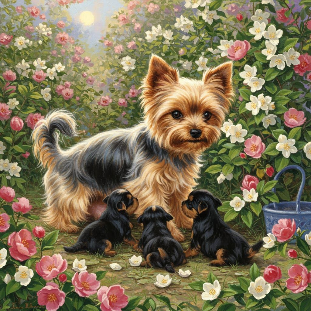 Mother Yorkshire Terrier