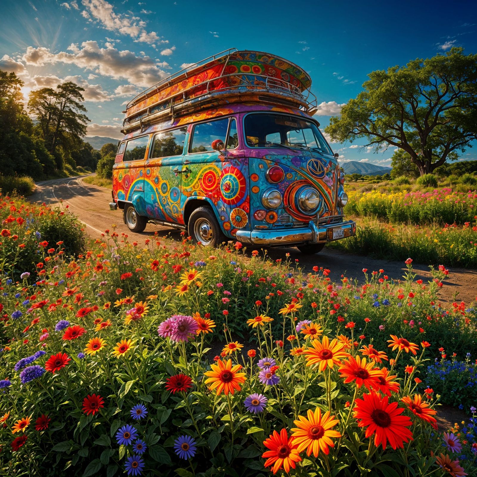 Hippie Van  by @JenG
