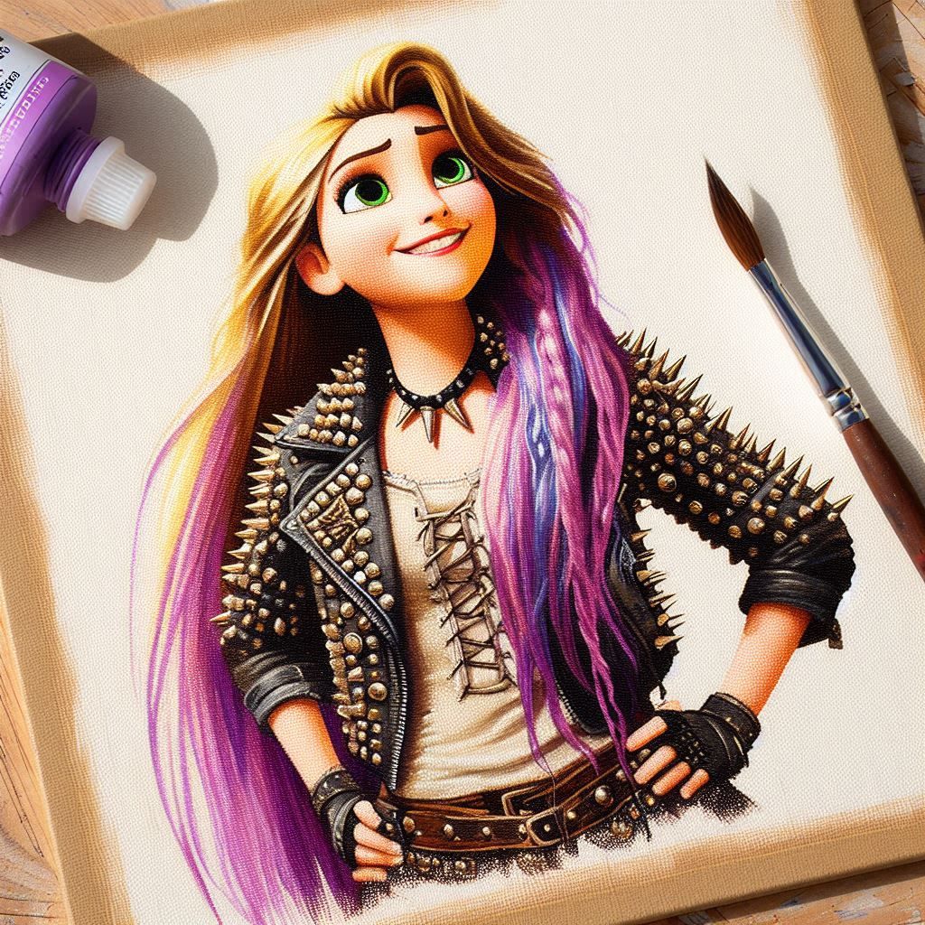 Rapunzel Is A Punk Rocker