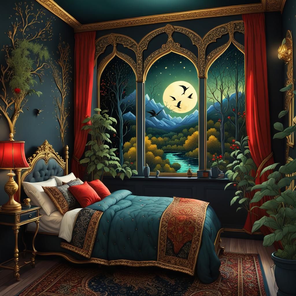 Bedroom  by @JinnB