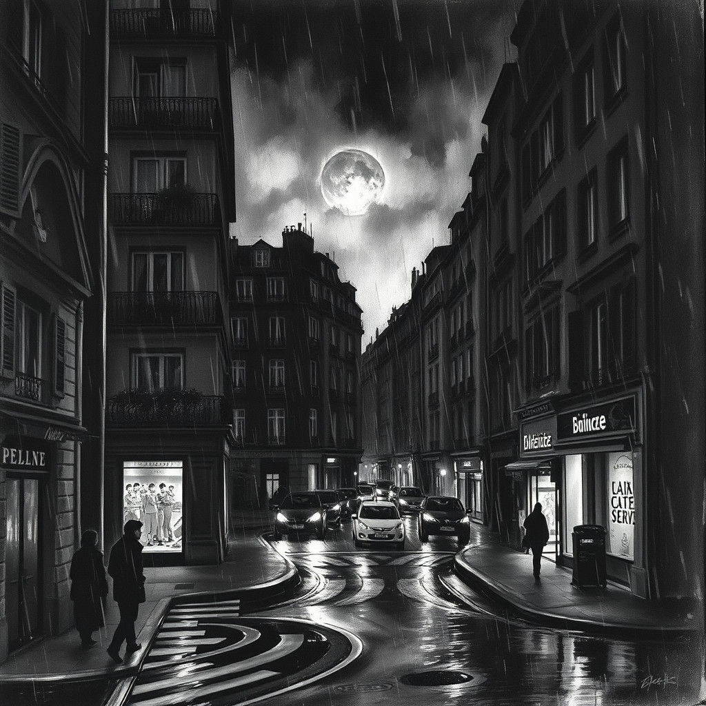 From the series "Parisian evening"