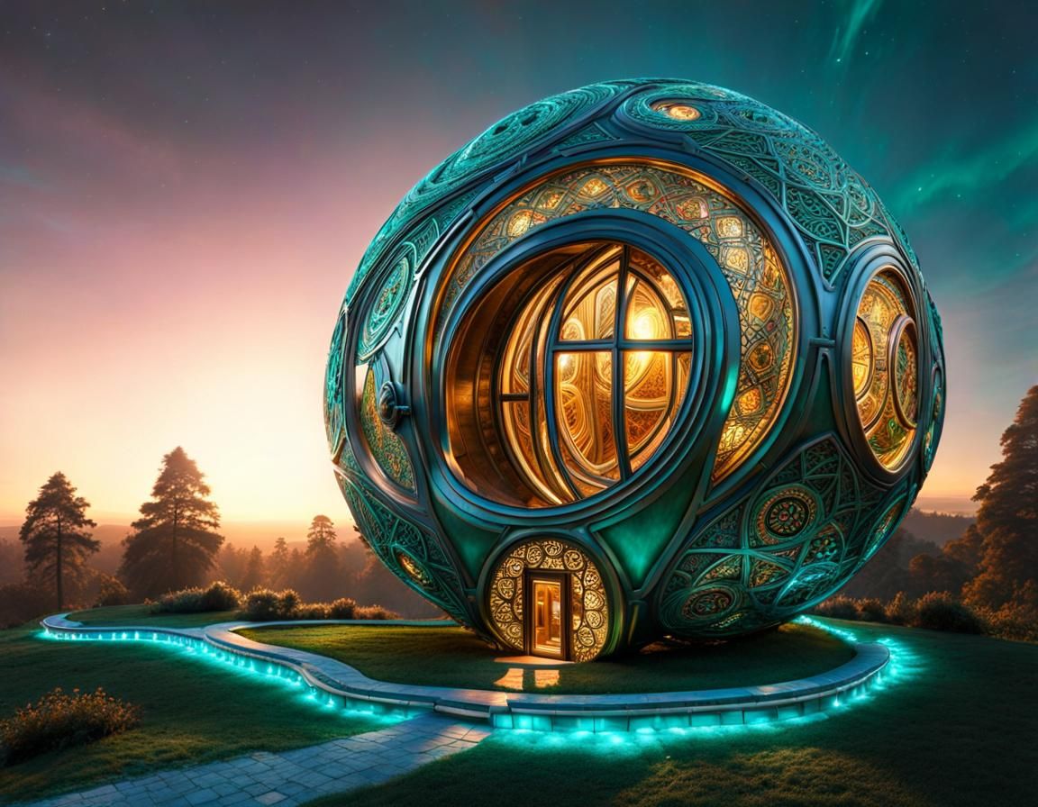 alien house  by @Torek