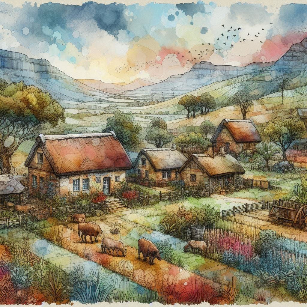 South African farmstead