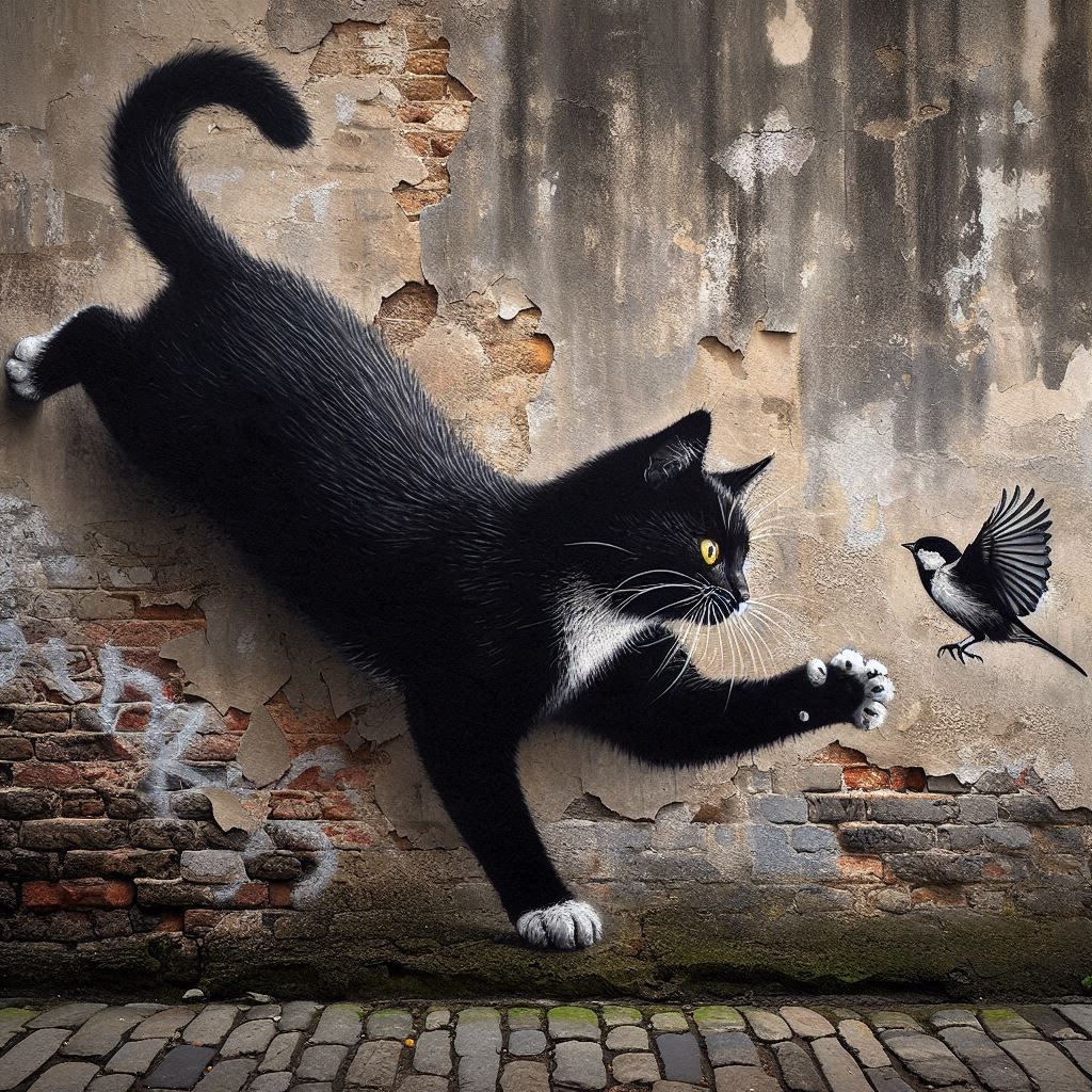 Bansky Cat #1