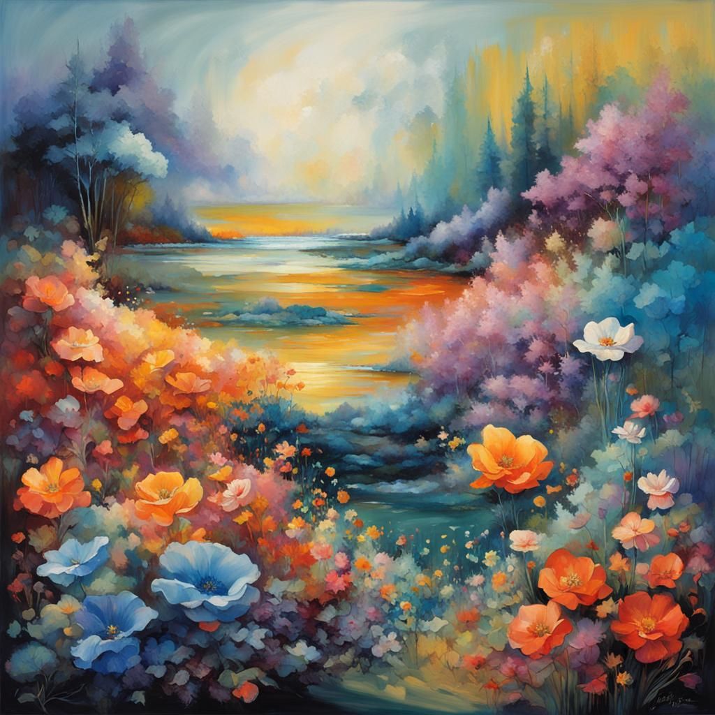 Surreal Dreamscape: Heightened Senses and Vibrant Colors