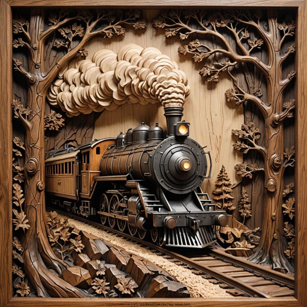 Steam Train  by @Old Sloth-Lord