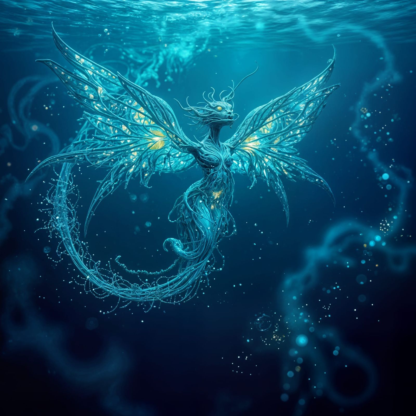 Water creature in a water world  by @SummaNullaOne