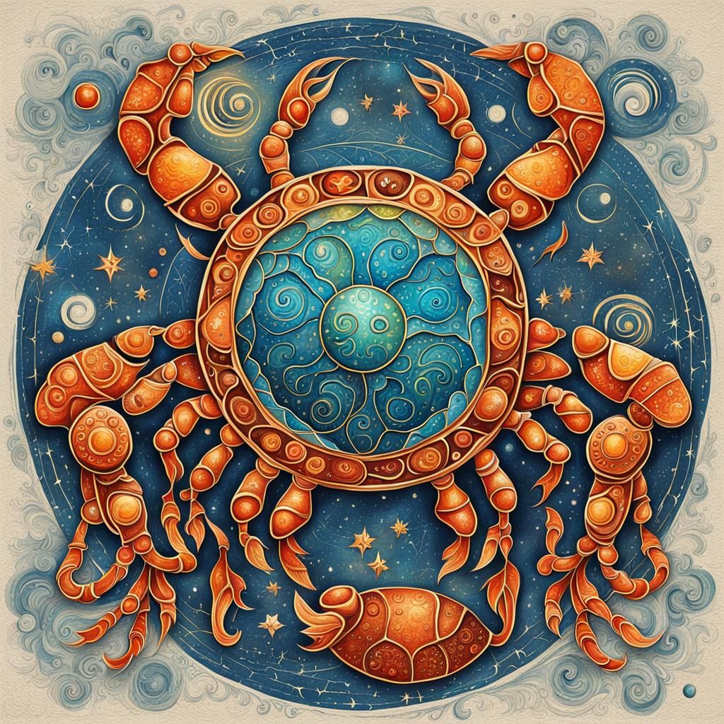 Cancer zodiac - AI Generated Artwork - NightCafe Creator