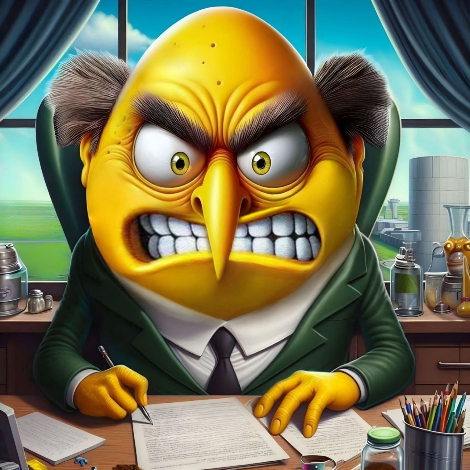 Eggcellent Angry Mastermind