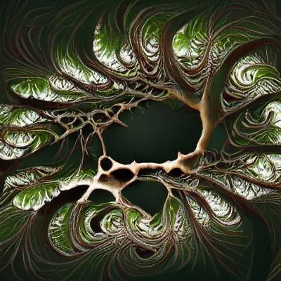 Tree branch fractal