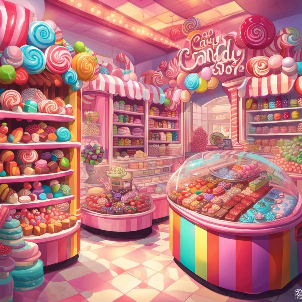 Welcome to My Candy Shop - AI Generated Artwork - NightCafe Creator