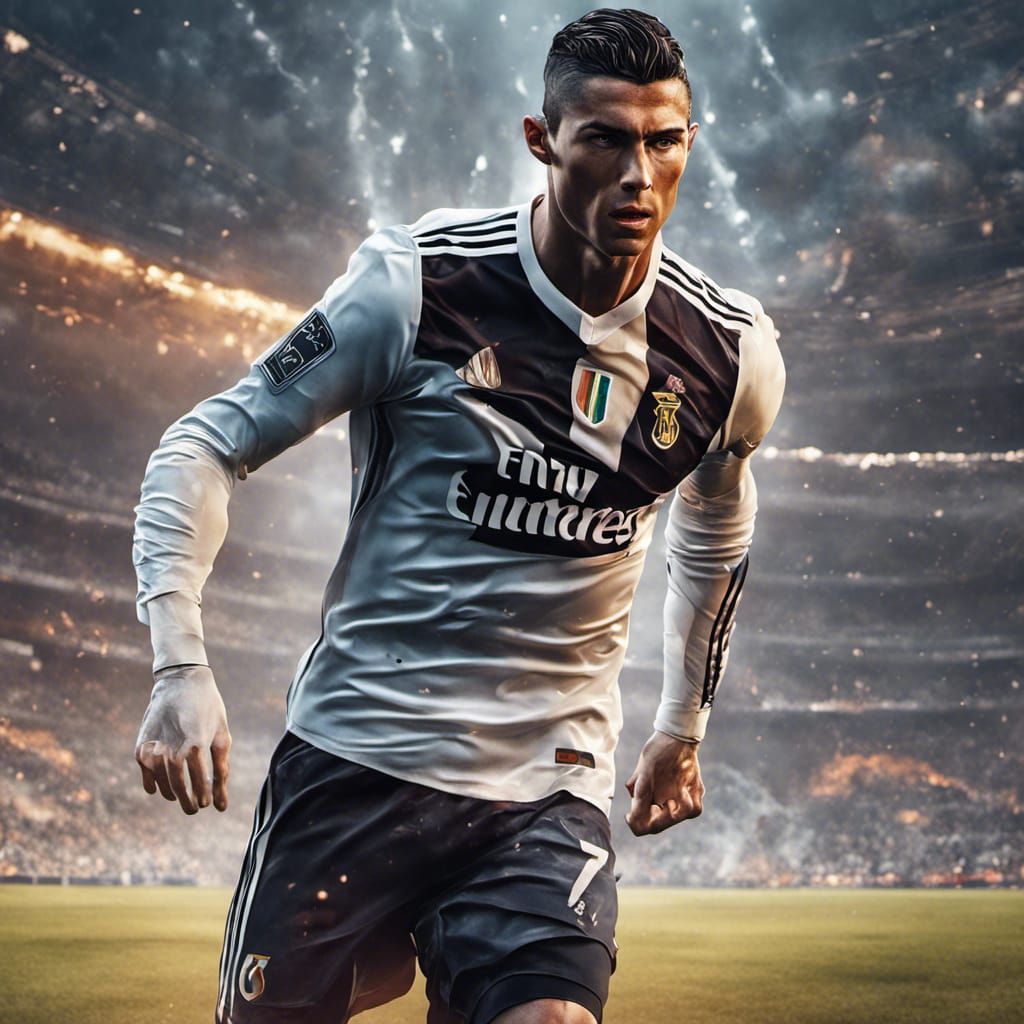 cr7 the goat - AI Generated Artwork - NightCafe Creator