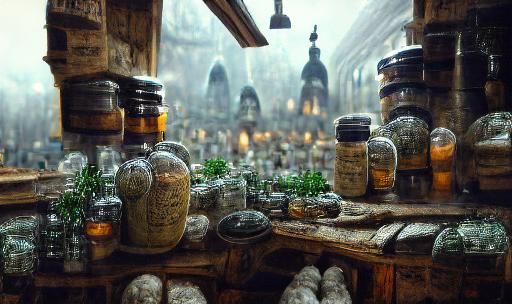 Medieval Apothecary Shop - AI Generated Artwork - NightCafe Creator