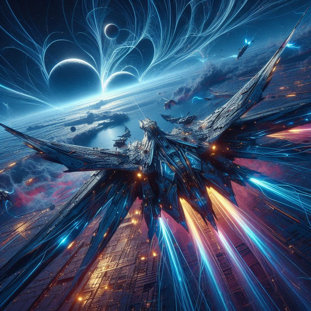 Dark spaceship