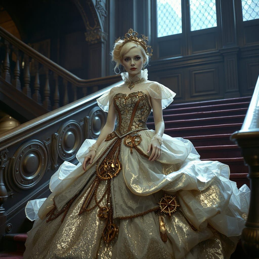 Steampunk fairytale princess   by @Debbie Wykes