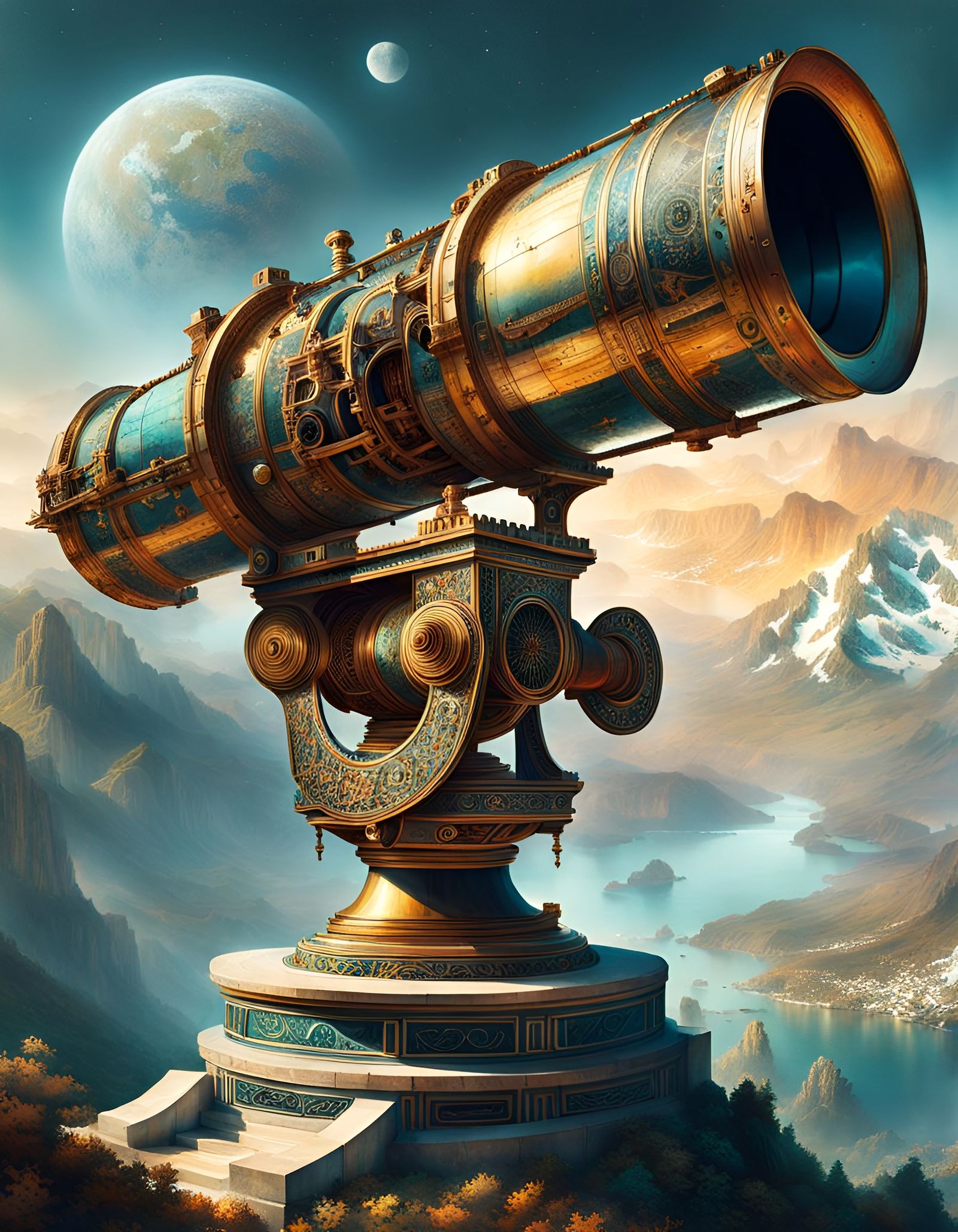 Ancient telescope   by @undefined