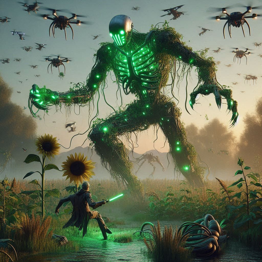 Attack of the swamp cyborg