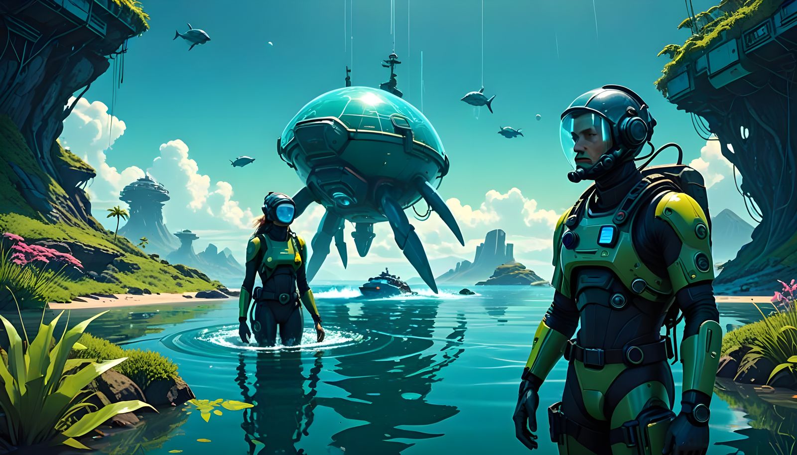 Surveying a New Ocean Planet  by @Gary Murakami