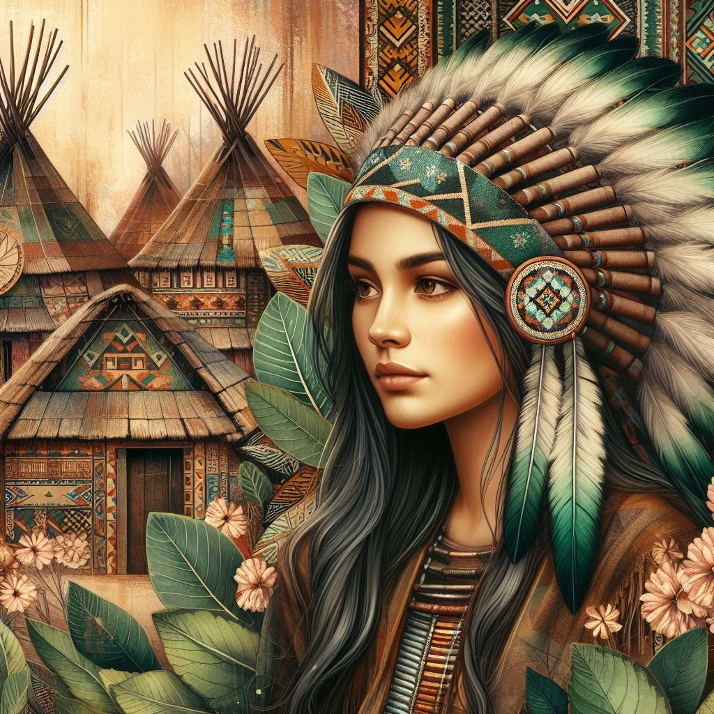 Native American Woman of the Hopi Nation