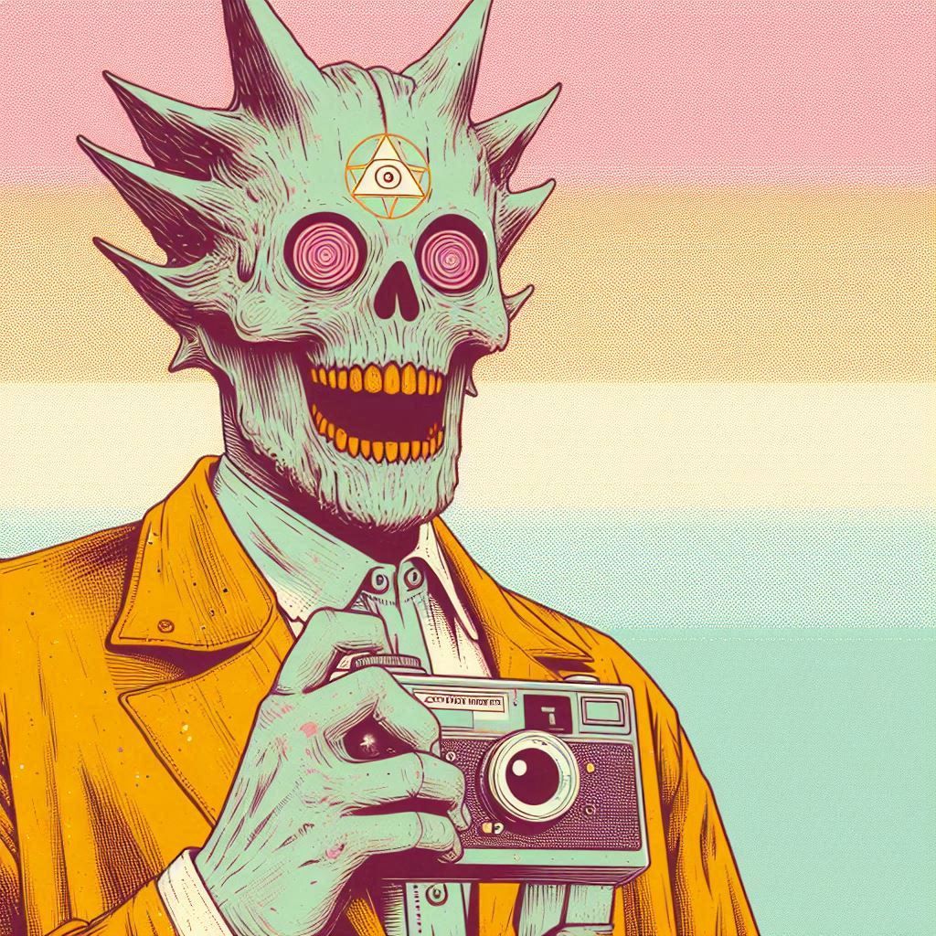 "I just took the strangest photo!"