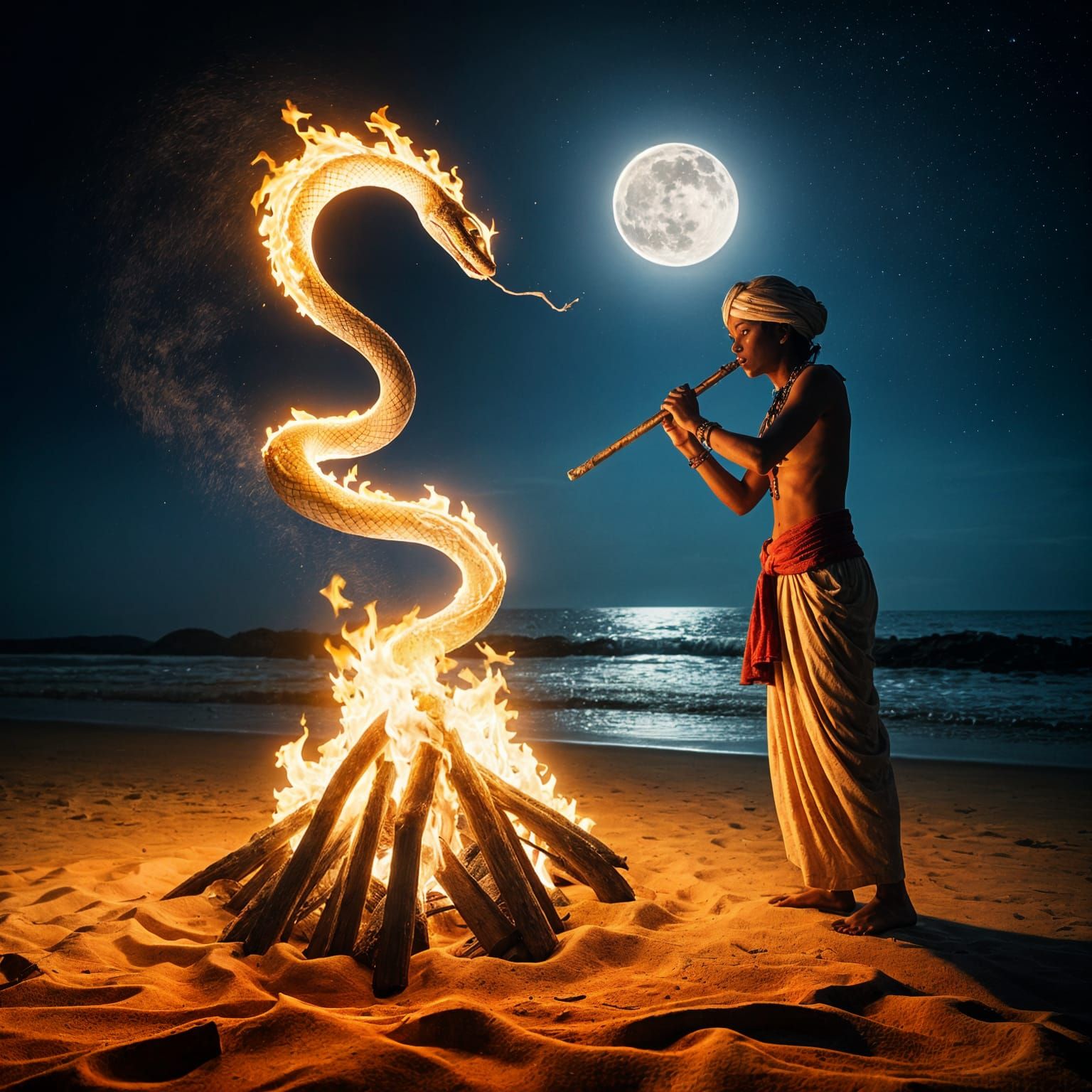 Snakes charmer  by @Roswarcus