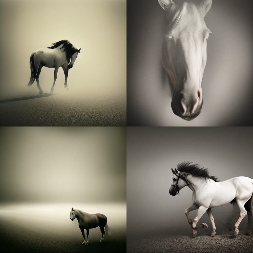 Horses and more horses - AI Generated Artwork - NightCafe Creator