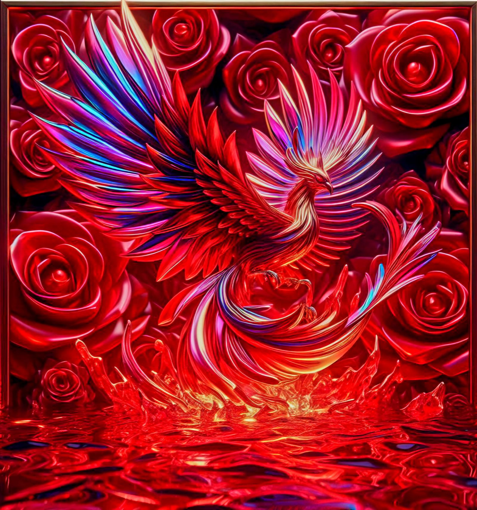 Red Rose Phoenix 🌹