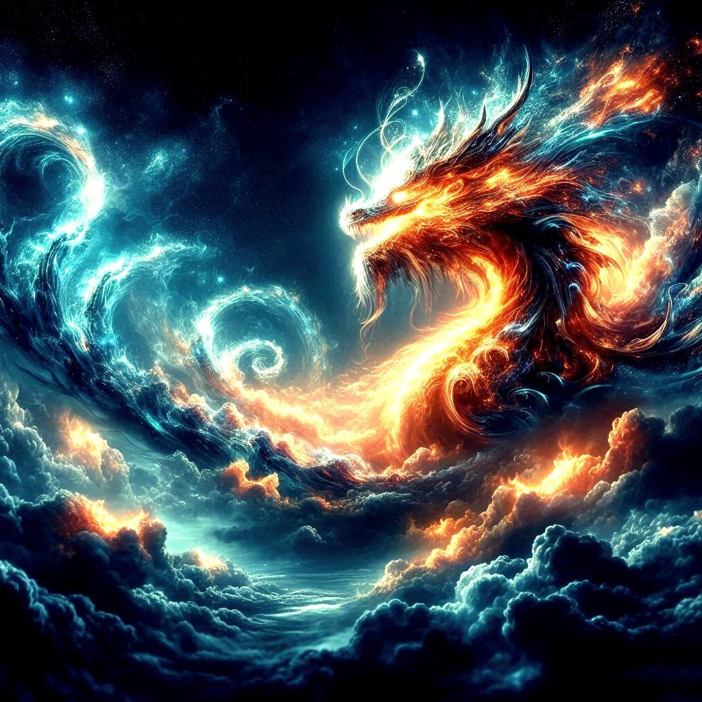 Majestic dragon