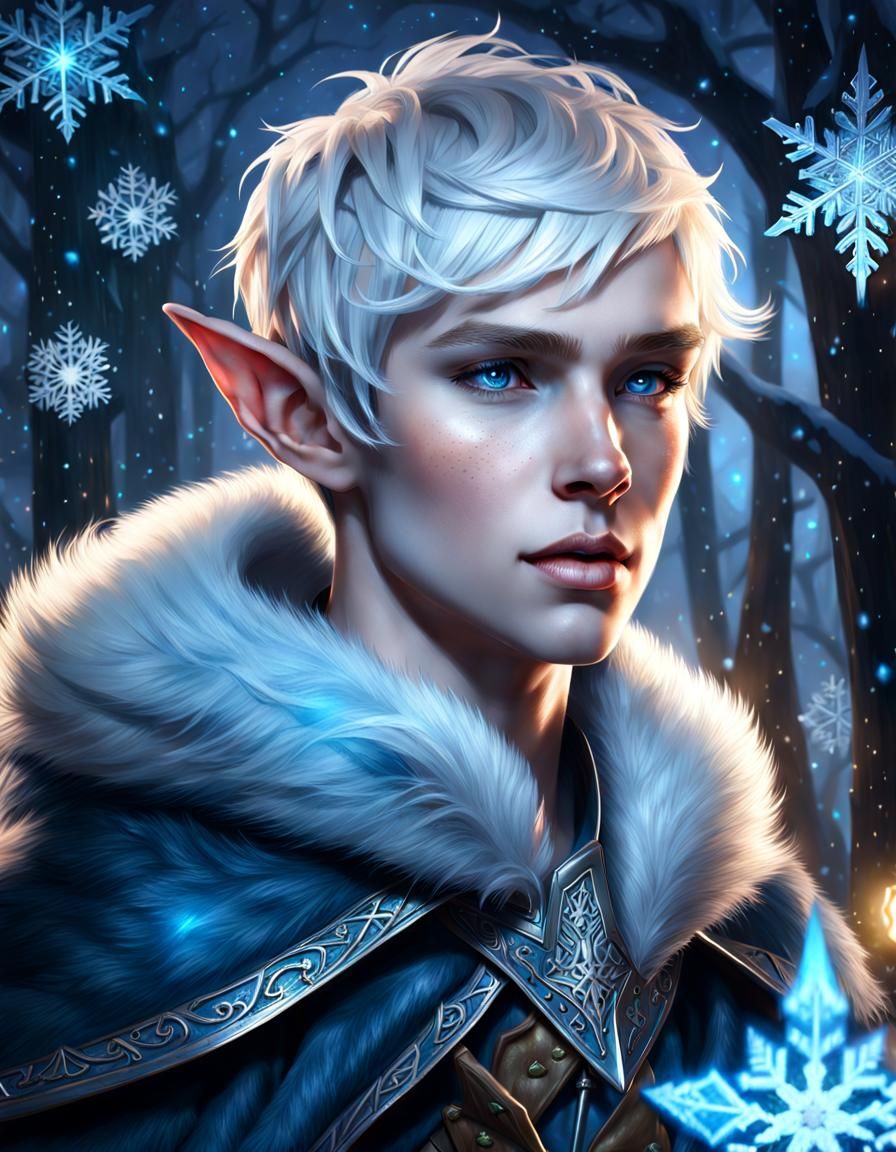 Frost Elf Portrait   by @Chelle