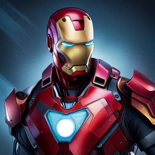 Iron man - AI Generated Artwork - NightCafe Creator