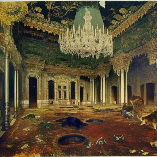 Huge abandoned palace in Ultima Thule
Noble and beautiful va...