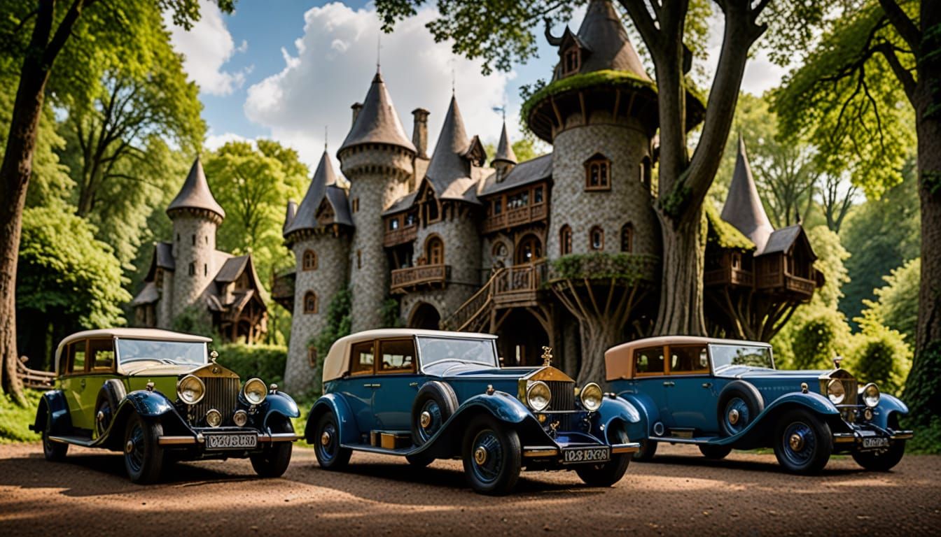 the cars and the castle