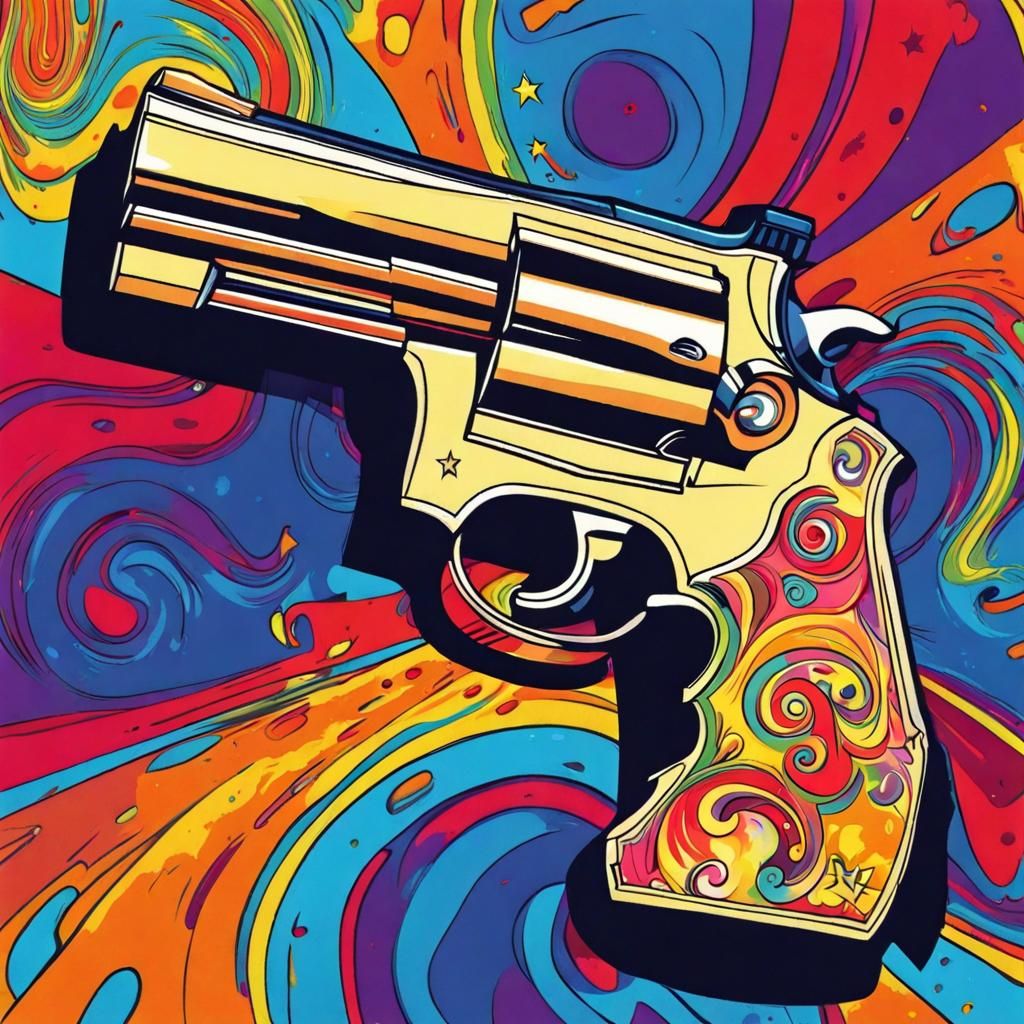 Groovy Revolver - AI Generated Artwork - NightCafe Creator