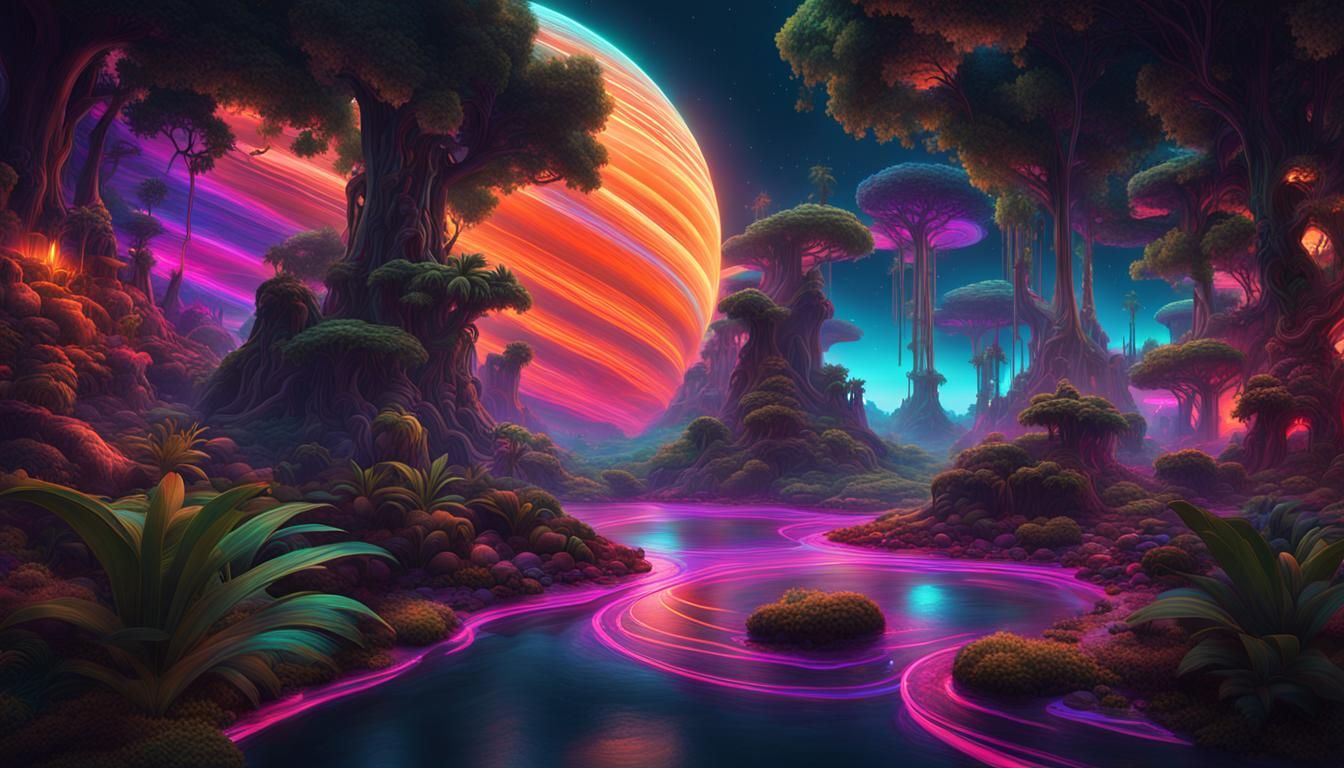 MULTIDIMENSIONAL FUTURECORE DREAMSCAPES OF THE AMAZONIAN RAI...