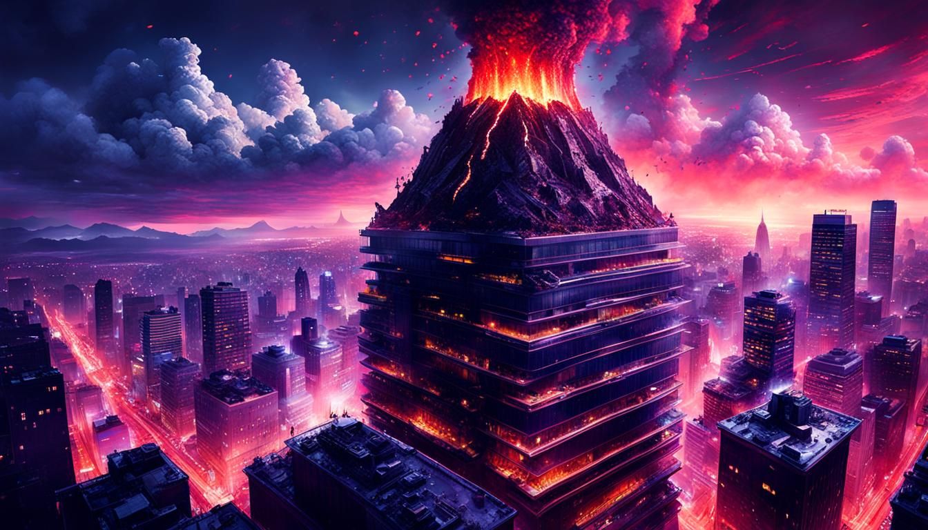 rooftop volcano