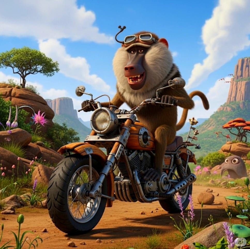 Bobbejane van Magaliesberg: Biker