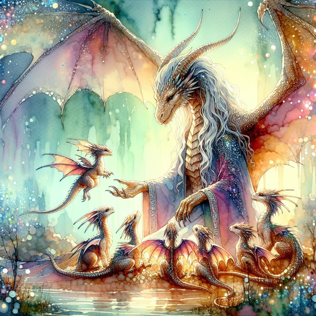 Passing on the Lore   by @Kedrian