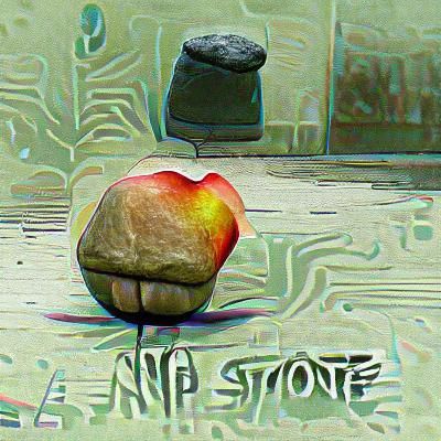 Not an apple a stone